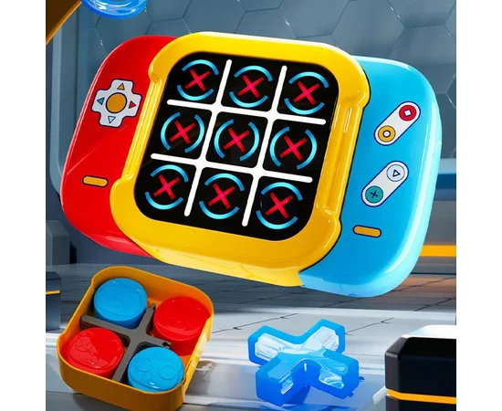 Портативная интерактивная игра Ummi ME-252 2in1 Electronic Tic-Tac-Toe Yellow