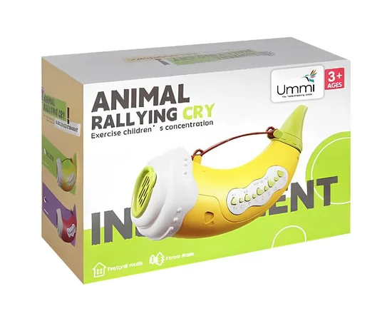 Музыкальная интерактивная игрушка Ummi ME-211 Animal Rallying Cry Red