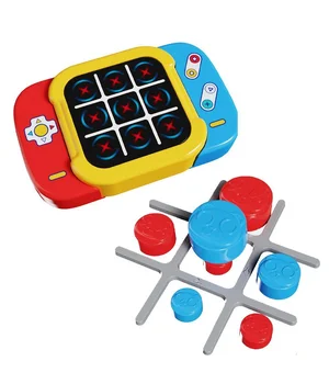 Портативная интерактивная игра Ummi ME-252 2in1 Electronic Tic-Tac-Toe Yellow