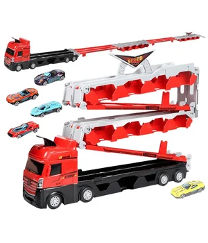 Игровой набор-грузовик SHT D663-T202 Catapult Truck + 8 small car Colorful Игровой набор-грузовик SHT D663-T202 Catapult Truck + 8 small car Colorful