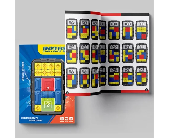 Портативная интерактивная игра Ummi 11844 Sliding Puzzle Colorful