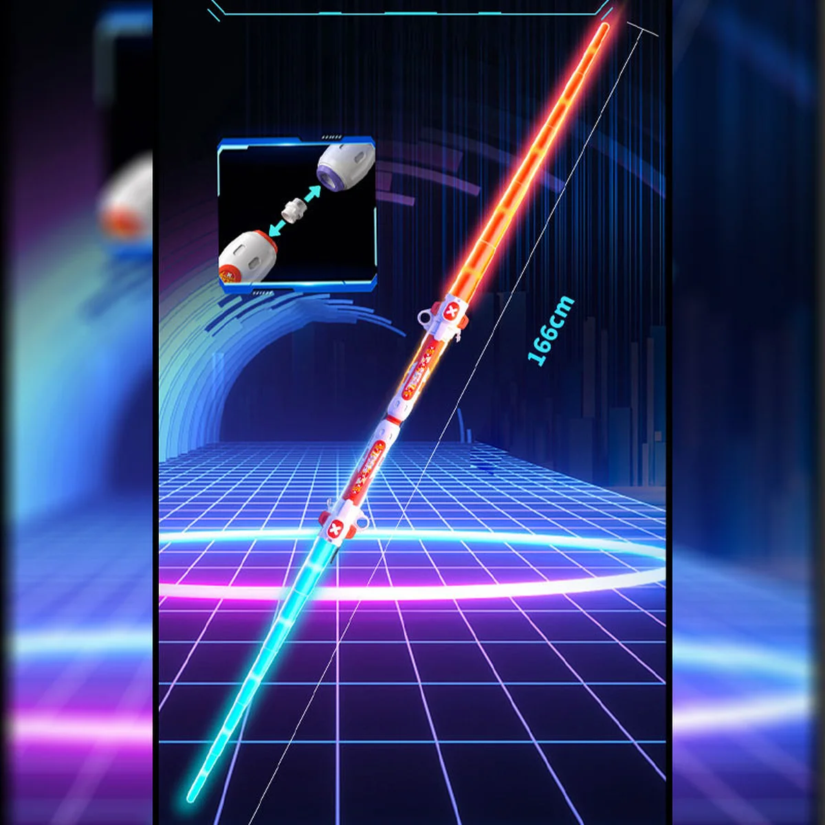 Выдвижной световой меч Light Chaser 500mAh (0.83m) Red