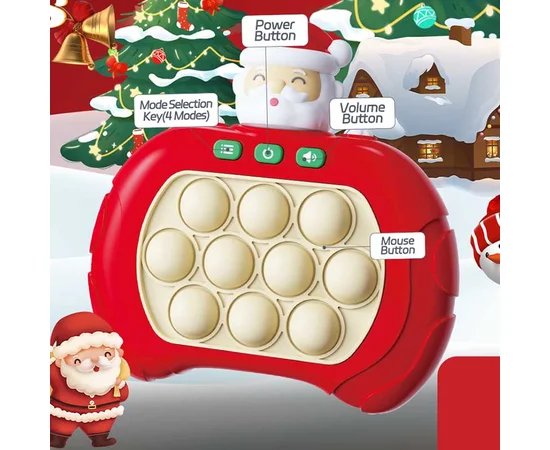 Портативная игра Pop-it Speed Push Game Santa Claus