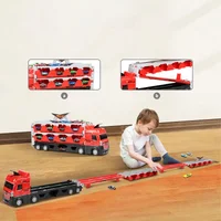 Игровой набор-грузовик SHT D663-T202 Catapult Truck + 8 small car Colorful