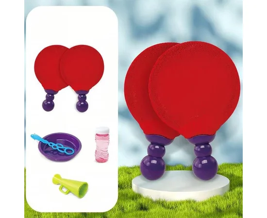 Дитячий пінг-понг із мильними бульбашками SHT CP085-1 Red