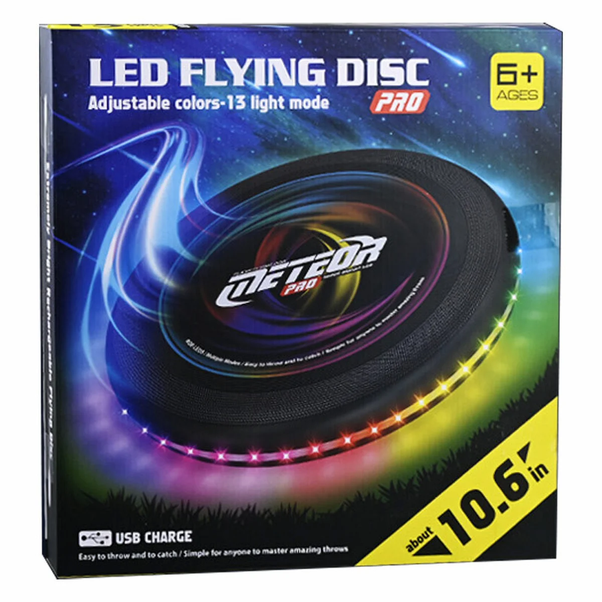 Фрисби 102 Shantom Led (22.5cm) Black