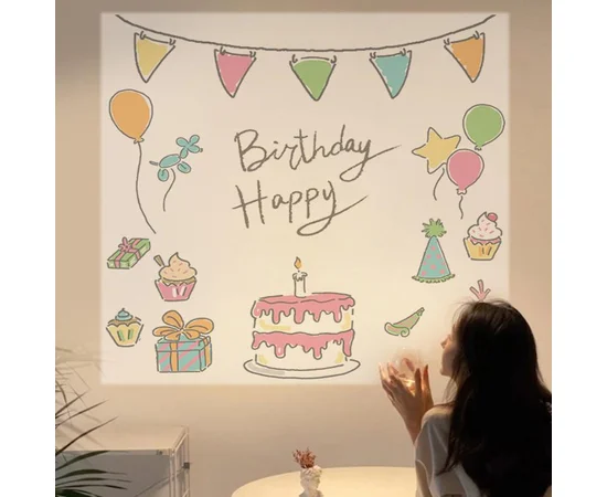 Детский проектор-светильник ME-236 Mood Pink / White