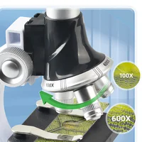 Детский вертикальный микроскоп 3303 Black / White