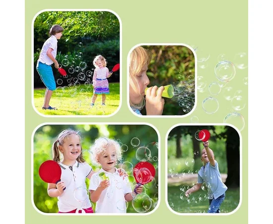 Детский пинг-понг с мыльными пузырями SHT CP085-1 Red