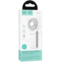 Портативный вентилятор Hoco HX604 handheld folding fan 3000 mAh White