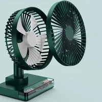 Настольный вентилятор DF11-B with clock 7200 mAh Green