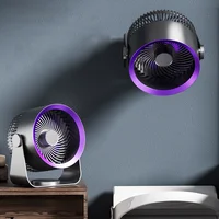 Портативный вентилятор S35 Built-in aromatherapy/mosquito repellent box 2400mAh Black / Purple
