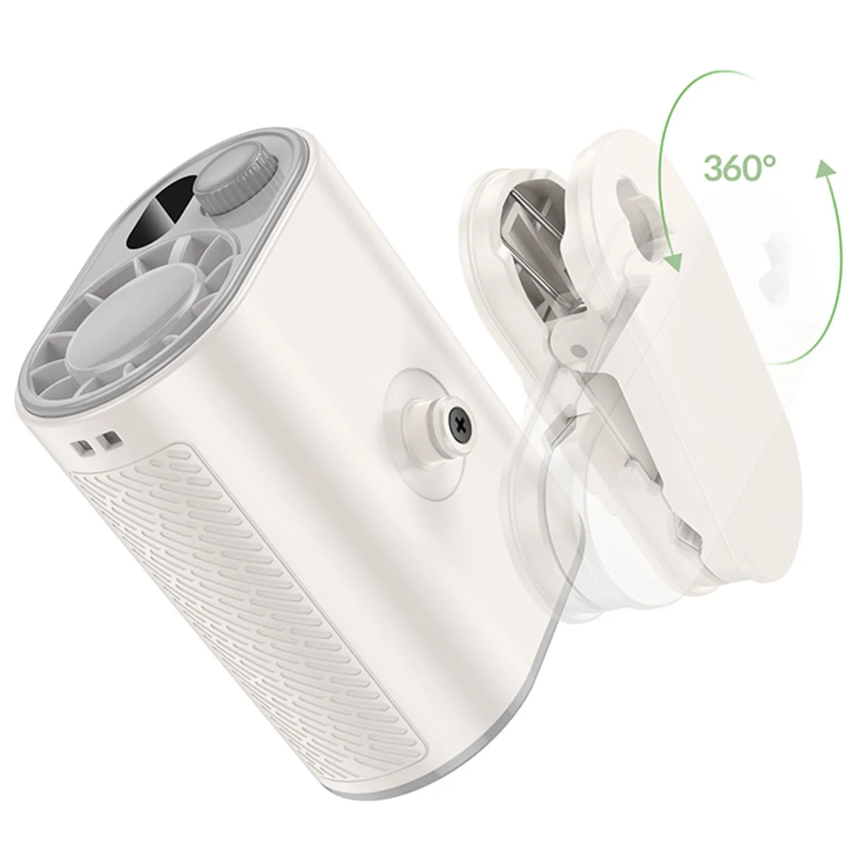 Портативный вентилятор Hoco HX609 handheld folding fan 3600 mAh White