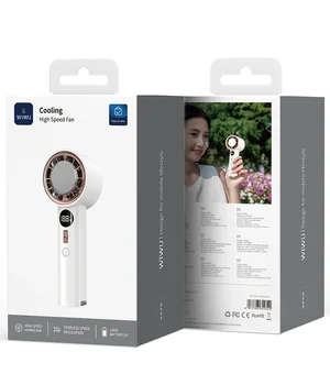 Портативный вентилятор WIWU FS016 Cooling High Speed White