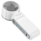 Портативний вентилятор Hoco HX604 handheld folding fan 3000 mAh White