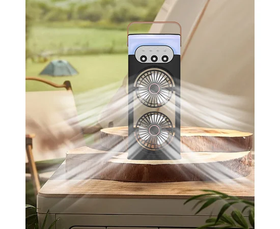 Настольный вентилятор SL617 2in1 с водяным охлаждением Black