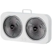 Настольный вентилятор F105 Dual-Fan Design 1800mAh Black