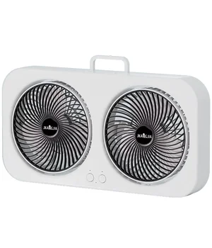 Настольный вентилятор F105 Dual-Fan Design 1800mAh Black
