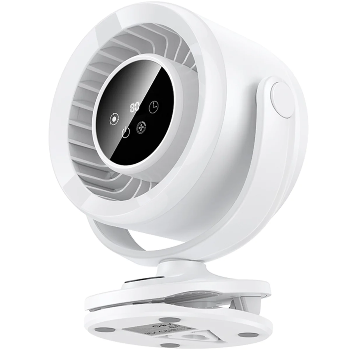 Портативный вентилятор Hoco HX608 handheld folding fan 3600 mAh White
