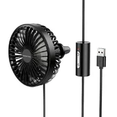 Вентилятор автомобильный Borofone DBF11 three speed (USB-A) Black