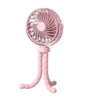 Портативный вентилятор Q2 Octopus 500mAh Pink