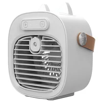 Настольный вентилятор F12 с подставкой для телефона и водяным охлаждением 4000mAh White