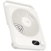 Портативный вентилятор Hoco HX607 handheld folding fan 2000 mAh White