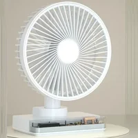Настольный вентилятор DF11-B with clock 7200 mAh White