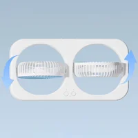 Настольный вентилятор F105 Dual-Fan Design 1800mAh Blue