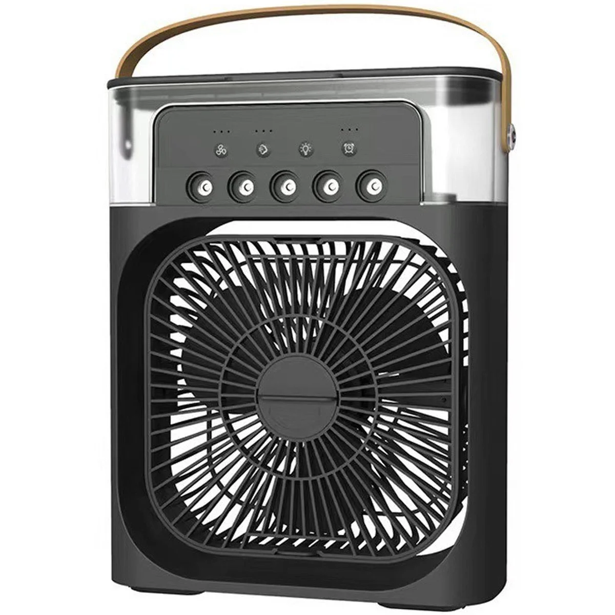 Настольный вентилятор Spray Fan-B 2in1 с регулировкой угла наклона и водяным охлаждением Black