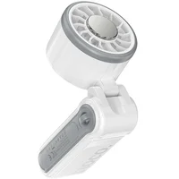 Портативный вентилятор Hoco HX604 handheld folding fan 3000 mAh White