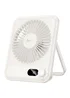 Портативний вентилятор Hoco HX607 handheld folding fan 2000 mAh White