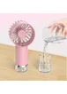 Портативный вентилятор SL610 с водяным охлаждением 500mAh Pink