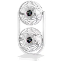 Настольный вентилятор S30 Dual-Fan 3000mAh White