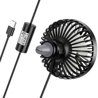 Вентилятор автомобильный Borofone DBF11 three speed (USB-A) Black