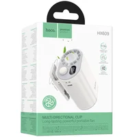 Портативный вентилятор Hoco HX609 handheld folding fan 3600 mAh White