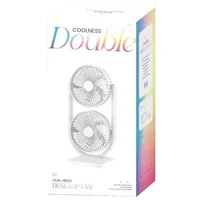 Настольный вентилятор S30 Dual-Fan 3000mAh White