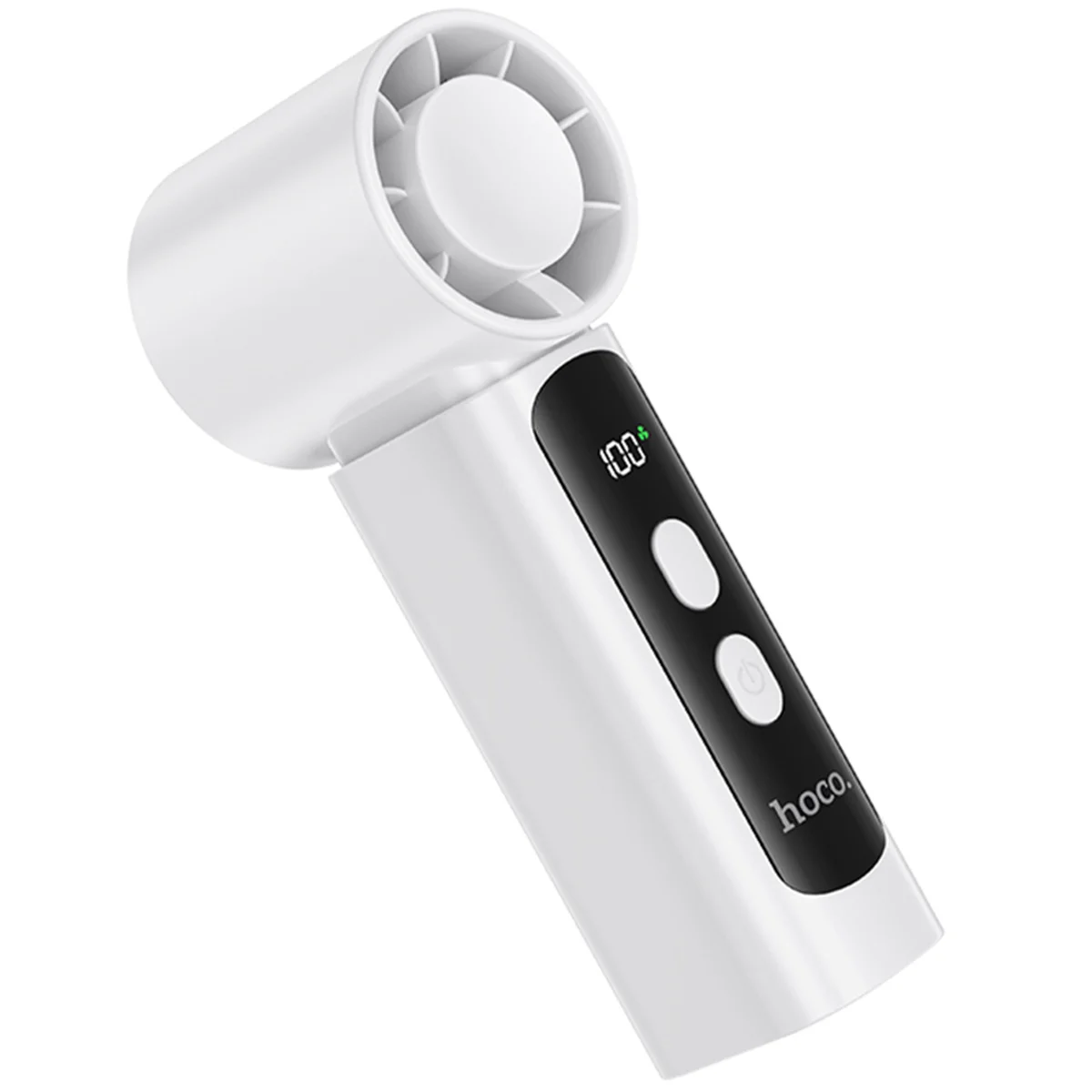 Портативный вентилятор Hoco HX601 handheld folding fan 3000 mAh White