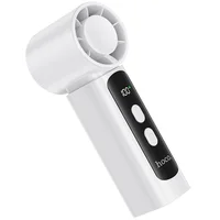 Портативный вентилятор Hoco HX601 handheld folding fan 3000 mAh White