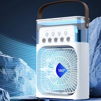 Настольный вентилятор Spray Fan-B 2in1 с регулировкой угла наклона и водяным охлаждением White