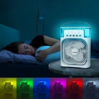 Настольный вентилятор F10 Spray 2in1 с водяным охлаждением 3600mAh White