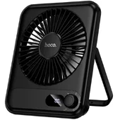 Портативний вентилятор Hoco HX607 handheld folding fan 2000 mAh Black