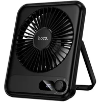 Портативный вентилятор Hoco HX607 handheld folding fan 2000 mAh Black