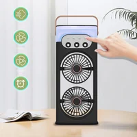 Настольный вентилятор SL617 2in1 с водяным охлаждением Black