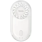 Портативний вентилятор Hoco HX611 ultra-thin pocket 900 mAh Milky White