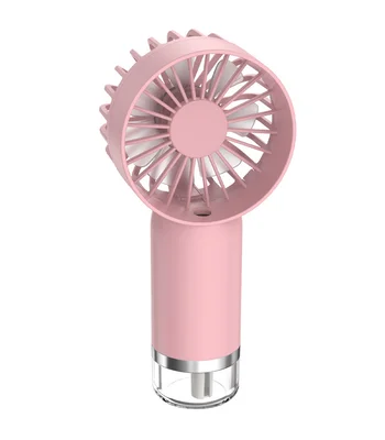 Портативный вентилятор SL610 с водяным охлаждением 500mAh Pink