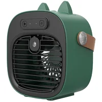 Настольный вентилятор F12 с подставкой для телефона и водяным охлаждением 4000mAh Green