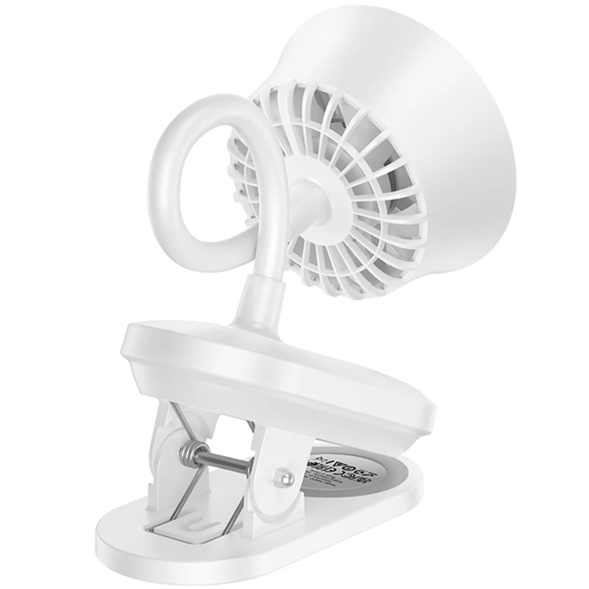 Портативный вентилятор Hoco HX610 handheld folding fan 1800 mAh White