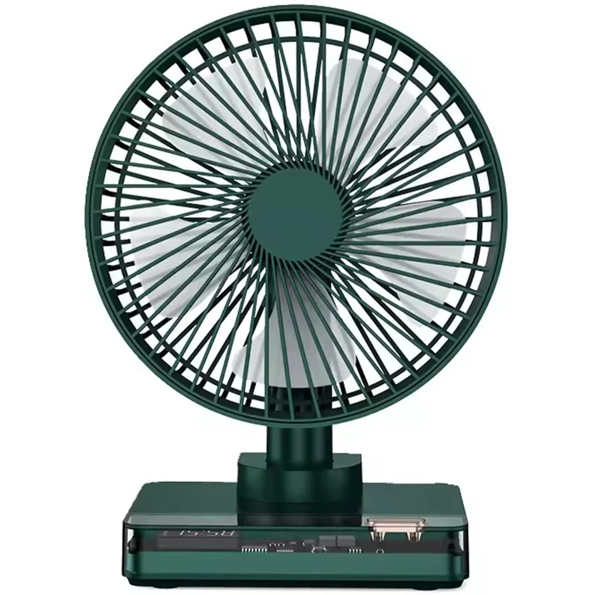 Настольный вентилятор DF11-B with clock 7200 mAh Green