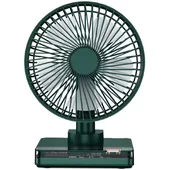 Настольный вентилятор DF11-B with clock 7200 mAh Green